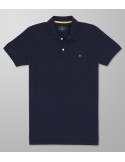 Outlet Polo Κοντό Μανίκι Slim Fit Μπλε Σκούρο| Oxford Company eShop