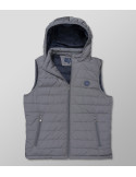 Outlet Hooded Vest Regular Fit Dark Grey  | Oxford Company eShop