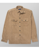 Overshirt Regular Fit Plain Beige| Oxford Company eShop