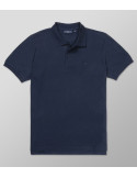 Outlet Polo Κοντό Μανίκι Regular Fit  Μπλε σκούρο| Oxford Company eShop