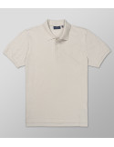 Outlet Polo Short Sleeve  Regular Fit Beige| Oxford Company eShop