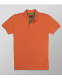 Outlet Polo Short Sleeve  Slim Fit Orange | Oxford Company eShop