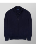 Knit Regular Fit Plain Dark Blue| Oxford Company eShop