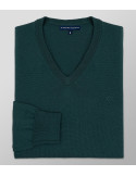 Knit Regular Fit Plain Dark Green| Oxford Company eShop