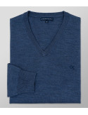 Knit Regular Fit Plain Blue Indigo| Oxford Company eShop