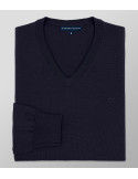 Knit Regular Fit Plain Dark Blue| Oxford Company eShop