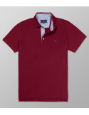 Outlet Polo Short Sleeve  Regular Fit Bordeuax| Oxford Company eShop