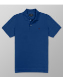 Outlet Polo Κοντό Μανίκι Regular Fit Μπλε Indigo | Oxford Company eShop