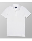 Outlet Polo Short Sleeve  Slim Fit White | Oxford Company eShop