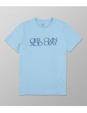 T-Shirt Short Sleeve Regular Fit Cyan| Oxford Company eShop