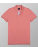 Outlet Polo Κοντό Μανίκι Regular Fit Πορτοκαλί Ανοιχτό| Oxford Company eShop