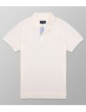 Outlet Polo Κοντό Μανίκι Regular Fit Εκρού| Oxford Company eShop