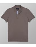 Outlet Polo Κοντό Μανίκι Regular Fit Γκρι| Oxford Company eShop