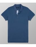 Outlet Polo Κοντό Μανίκι Regular Fit Μπλε Ραφ| Oxford Company eShop