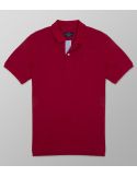 Outlet Polo Short Sleeve Regular Fit Bordeaux| Oxford Company eShop