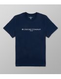 Outlet T-Shirt Short Sleeve Regular Fit Plain Blue | Oxford Company eShop
