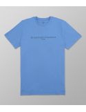 Outlet T-Shirt Short Sleeve Regular Fit Plain Cyan | Oxford Company eShop