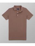 Polo Short Sleeve  Slim Fit Plain Brown|Oxford Company eShop
