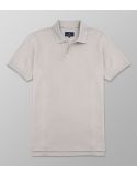 Polo Short Sleeve Regular Fit Plain Light Beige|Oxford Company eShop