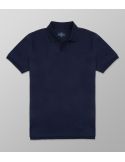 Polo Short Sleeve Regular Fit Plain Dark Blue|Oxford Company eShop