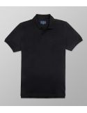 Polo Short Sleeve Regular Fit Plain Black|Oxford Company eShop