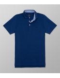 Polo Κοντό Μανίκι Regular Fit Μπλε Indigo| Oxford Company eShop
