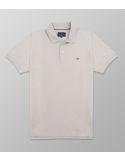 Polo Short Sleeve Regular Fit Light Grey| Oxford Company eShop