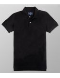 Polo Κοντό Μανίκι Slim Fit Μαύρο| Oxford Company eShop