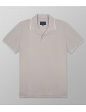 Outlet Polo Κοντό Μανίκι Regular Fit Γκρι Ανοιχτό | Oxford Company eShop